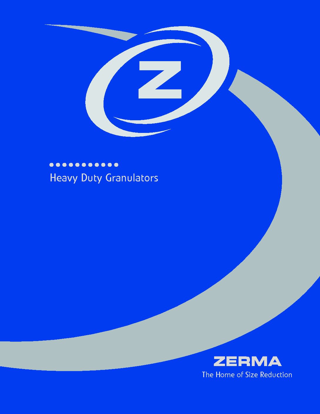 ZERMA Heavy-duty Granulators